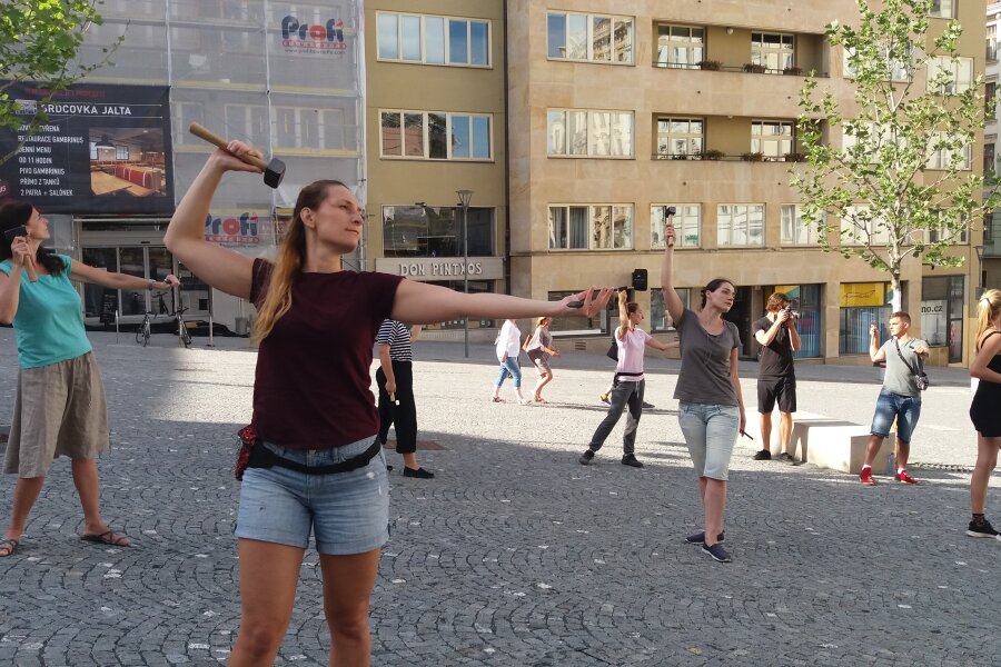 Maja Štefančíková (SK), Prchavé sousoší, foto: Eva Rybářová